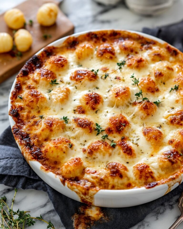 Baked French Onion Gnocchi Recipe