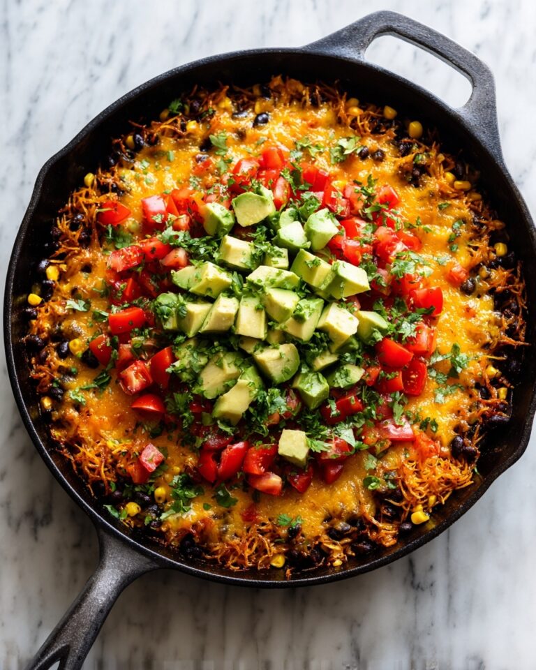 Cheesy Chicken Burrito Skillet Recipe