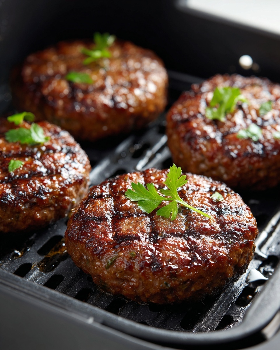 Air Fryer Burgers Recipe - Recipe Image