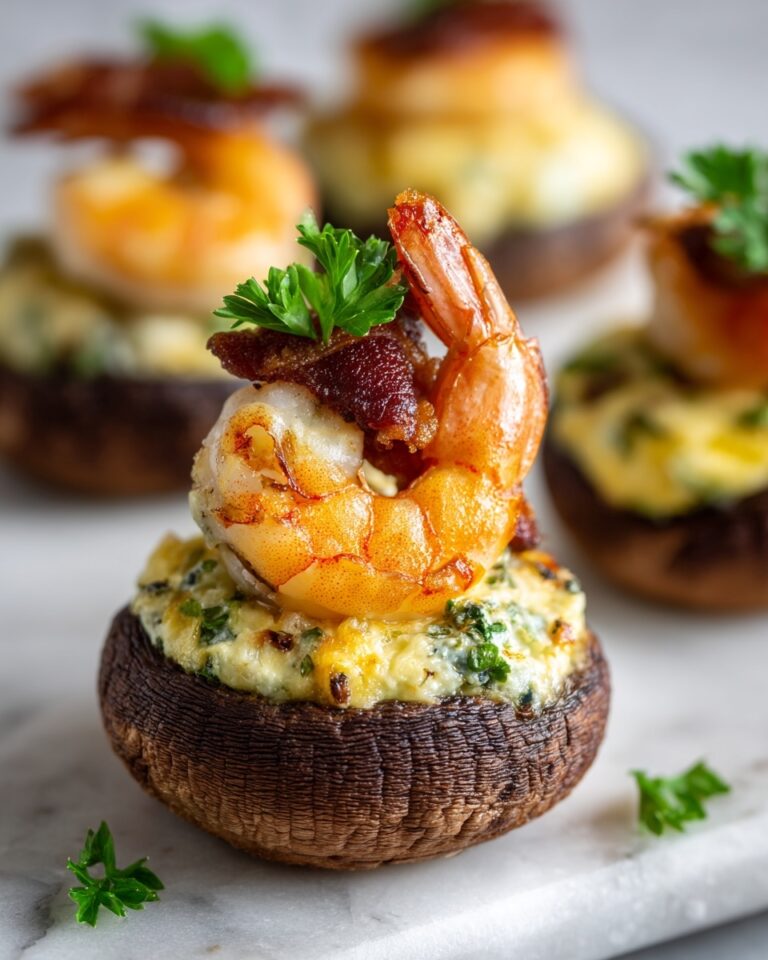 Creamy Shrimp Stuffed Mushrooms Recipe