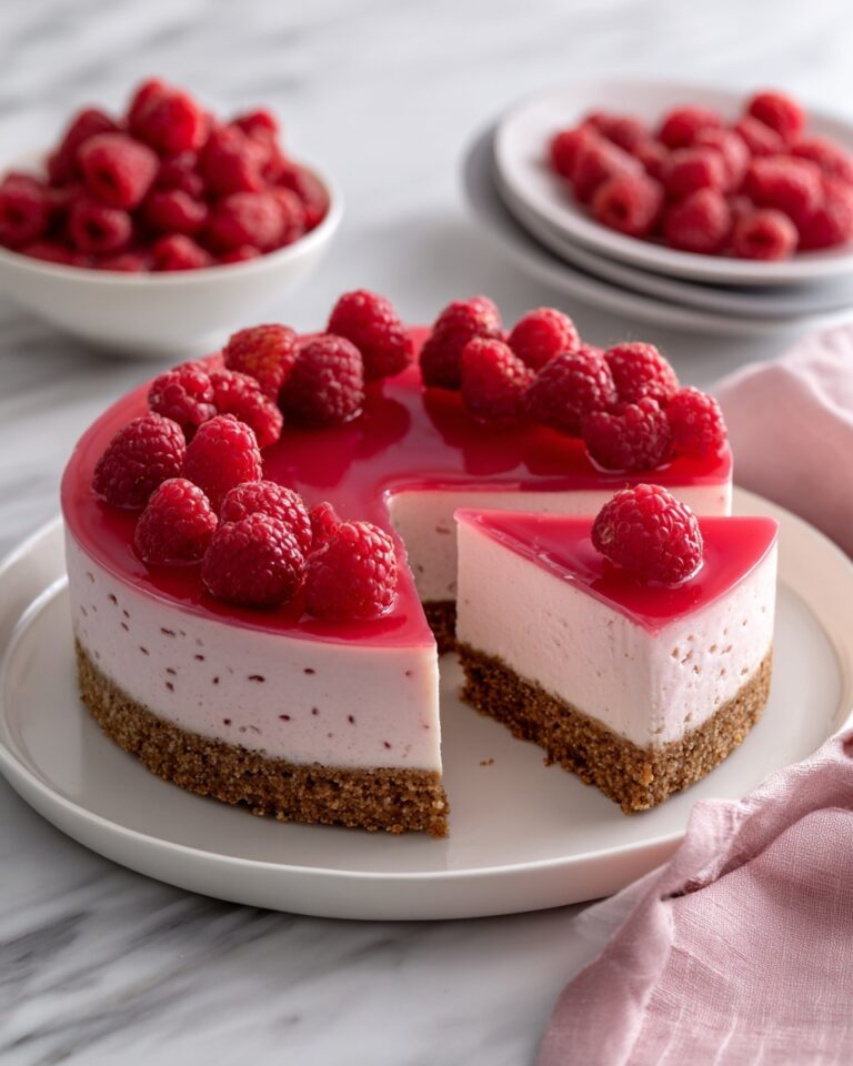 Easy Baked Raspberry Cheesecake Recipe