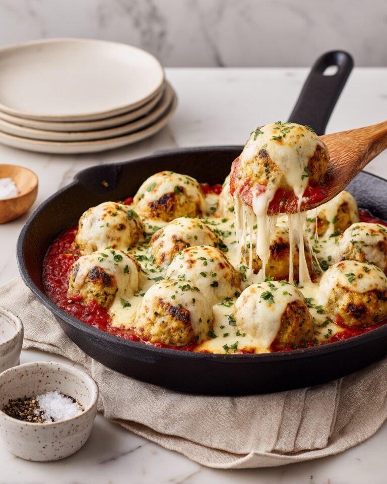 Chicken Parmesan Meatballs Recipe
