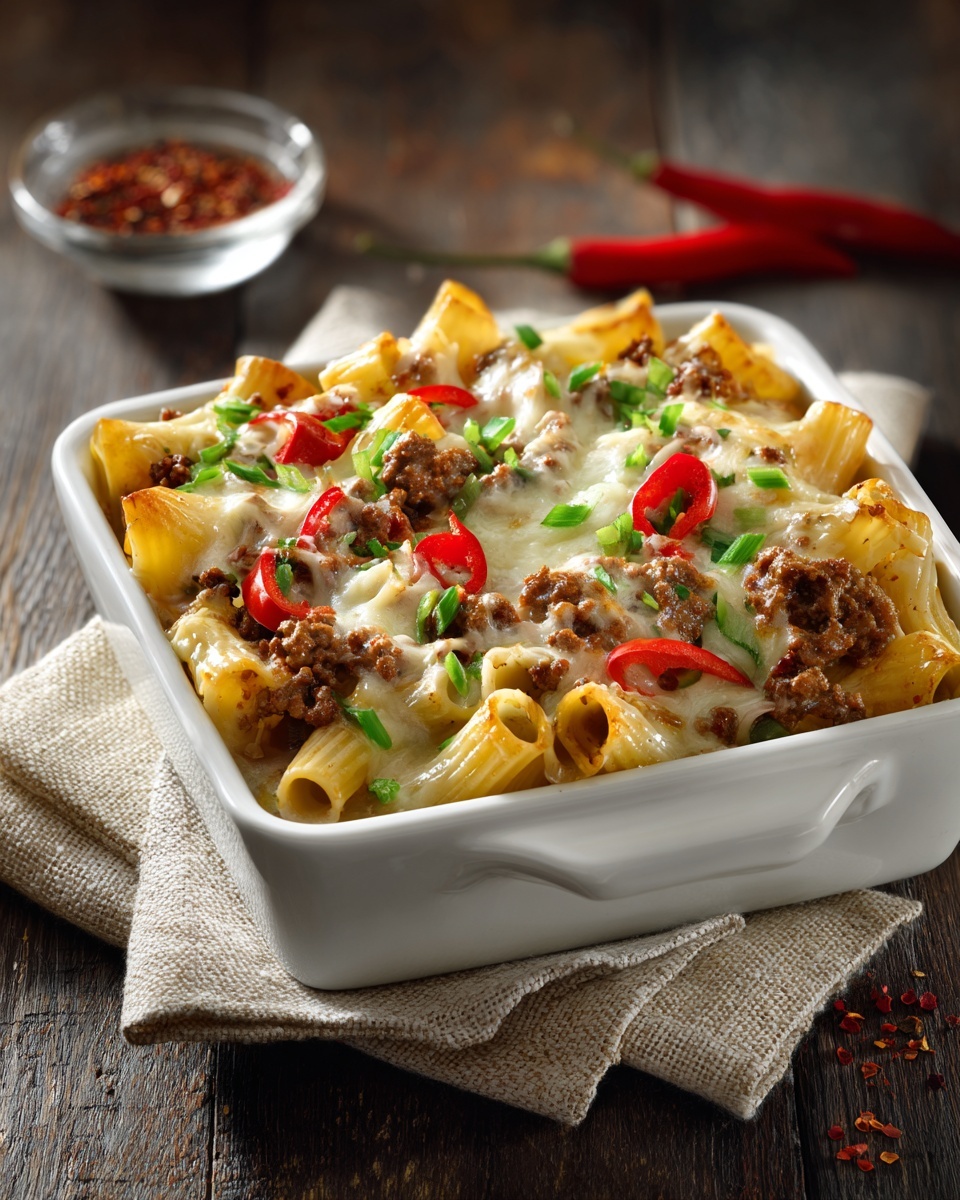 Philly Cheesesteak Pasta Recipe - Recipe Image