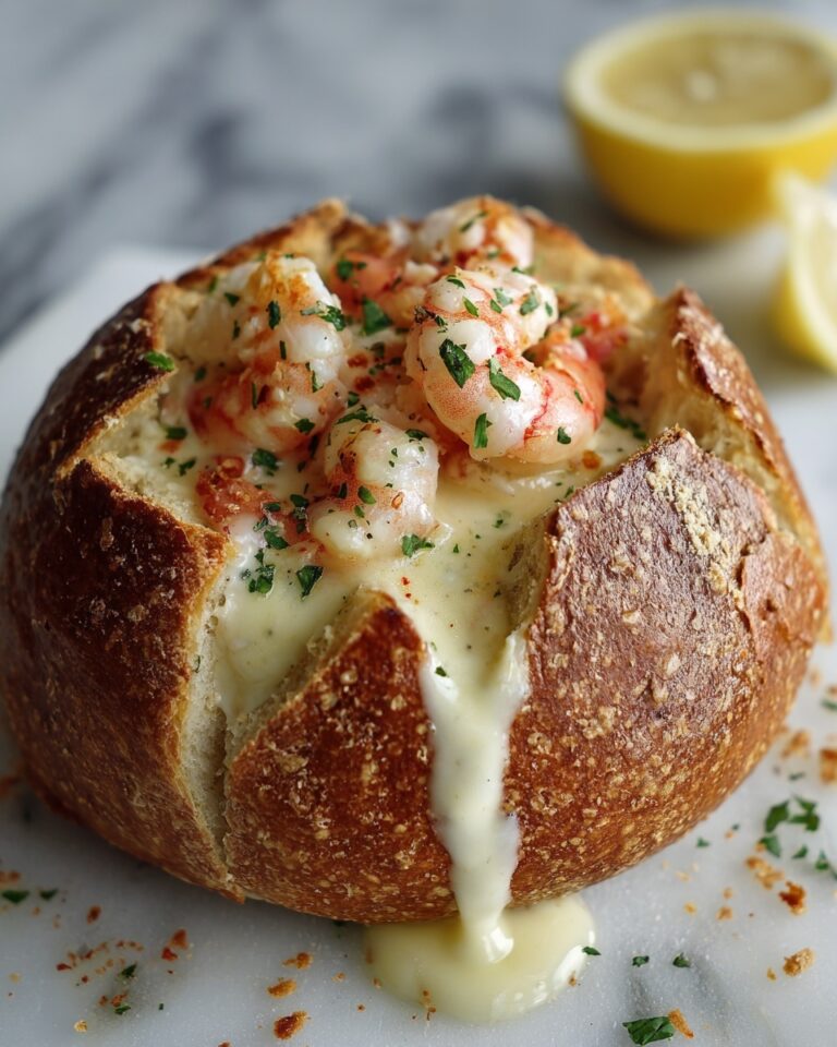 Stuffed Seafood Bread Bowl Recipe