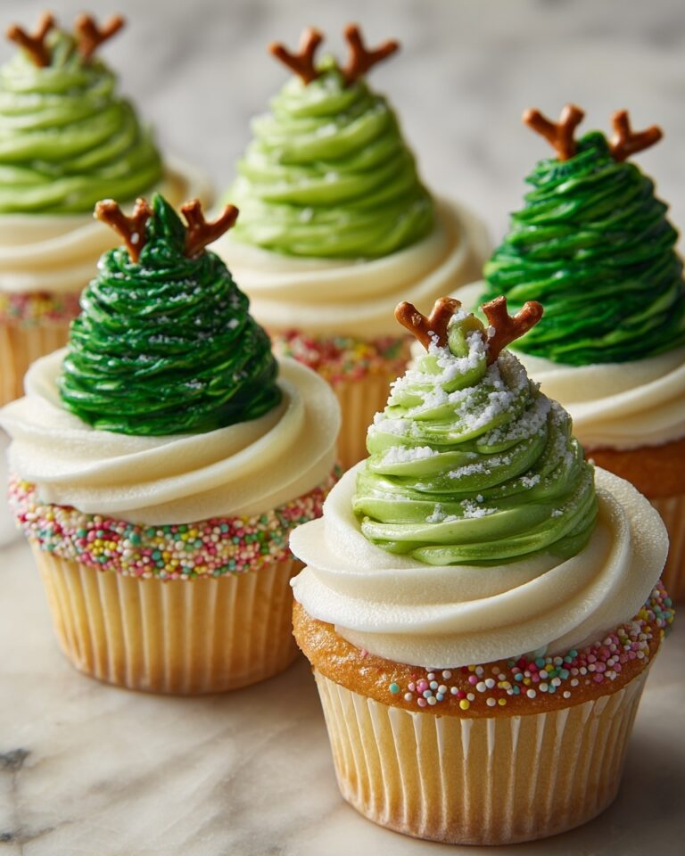 Christmas Tree Cupcakes Recipe