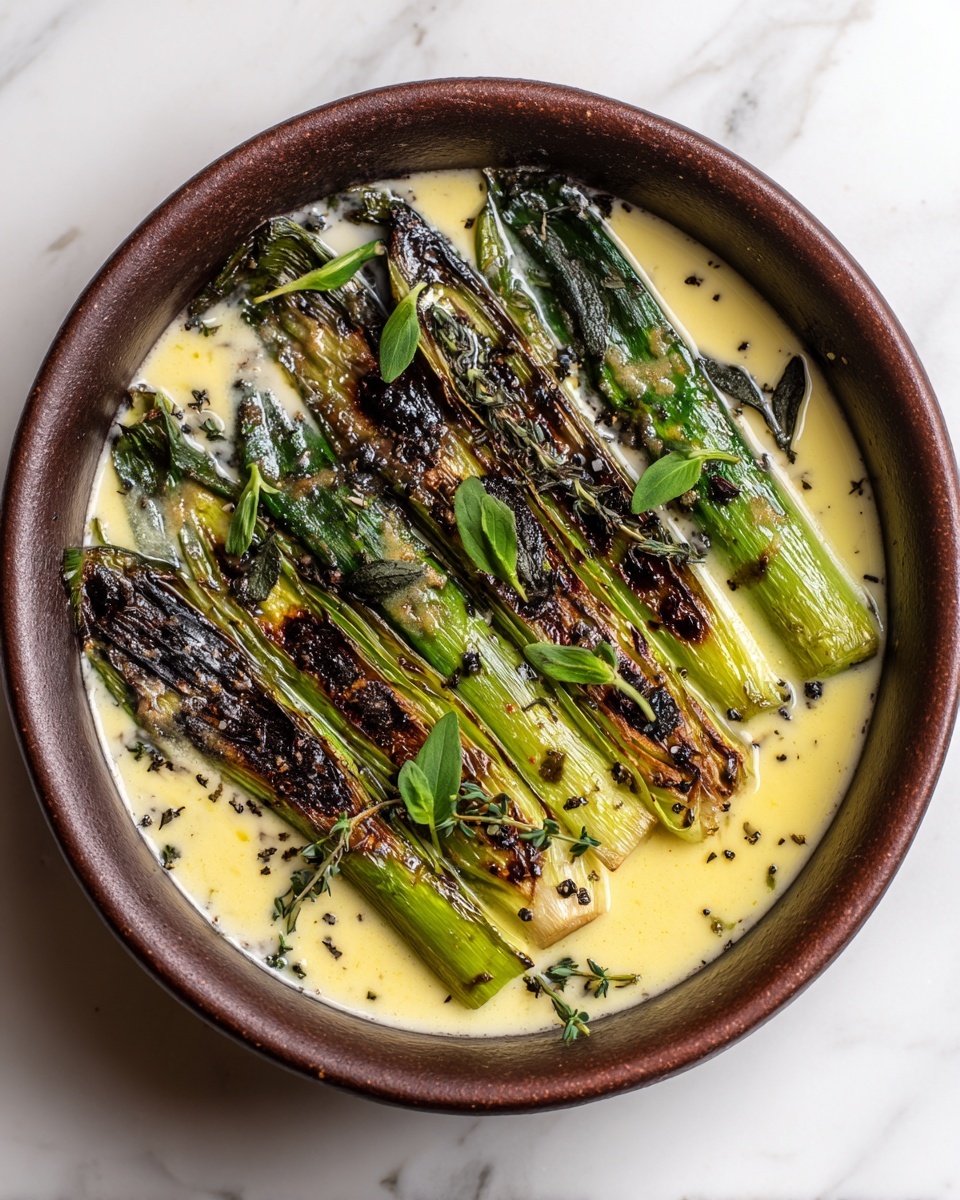 Braised Leeks with Beurre Blanc Recipe - Recipe Image