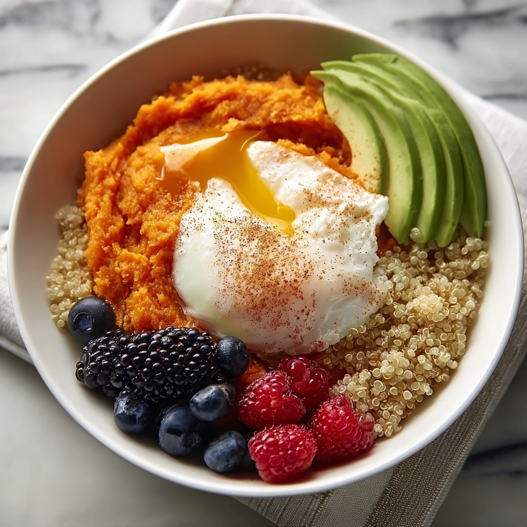 Sweet Potato Breakfast Bowls with Quinoa, Avocado, and Greek Yogurt Recipe - Recipe Image