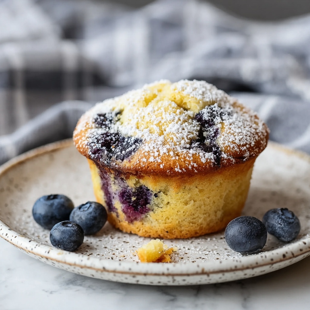 Lemon Blueberry Muffins Recipe - Recipe Image