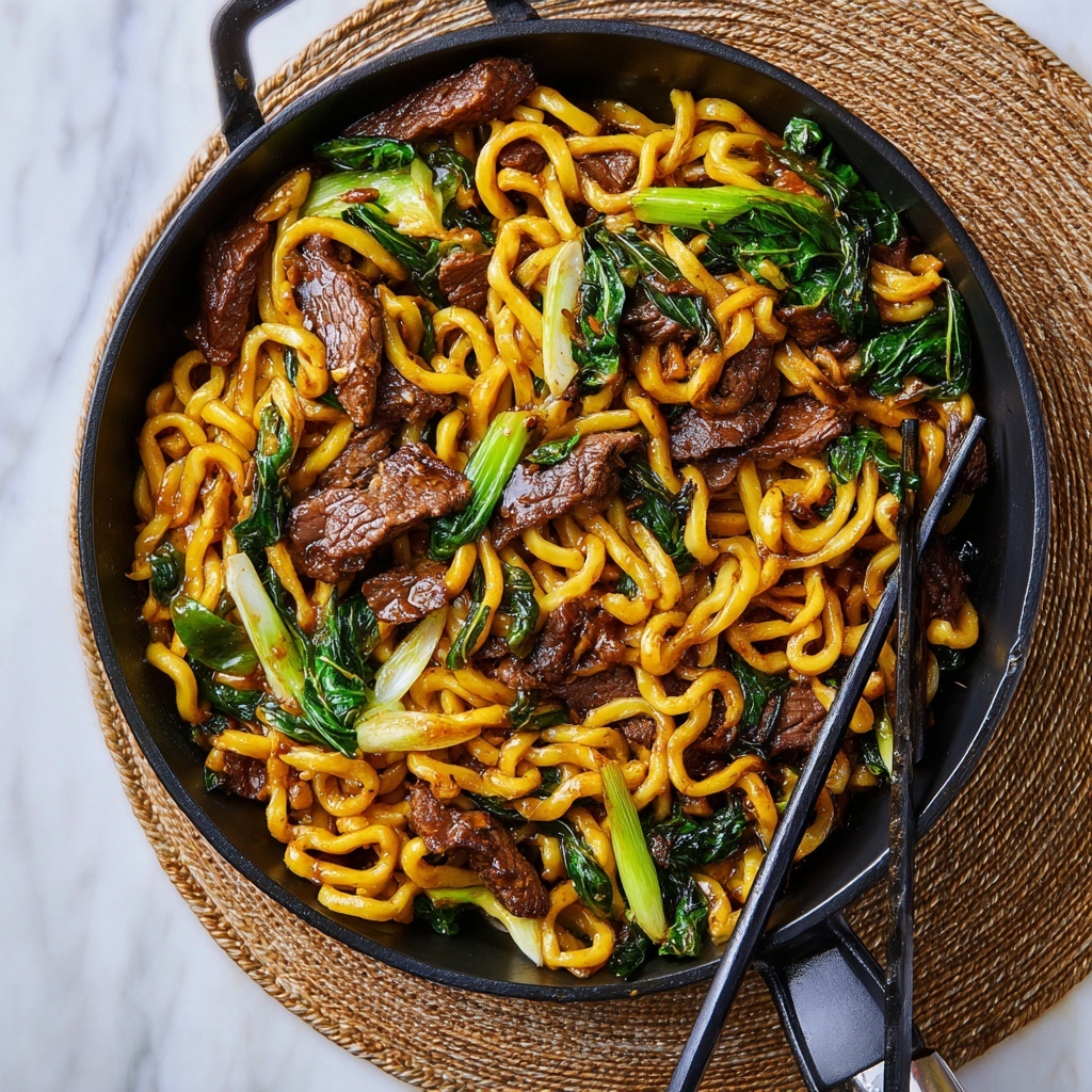 Black Pepper Beef Noodles Recipe - Recipe Image