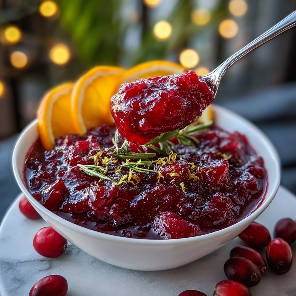 Homemade Cranberry Orange Sauce Recipe - Recipe Image