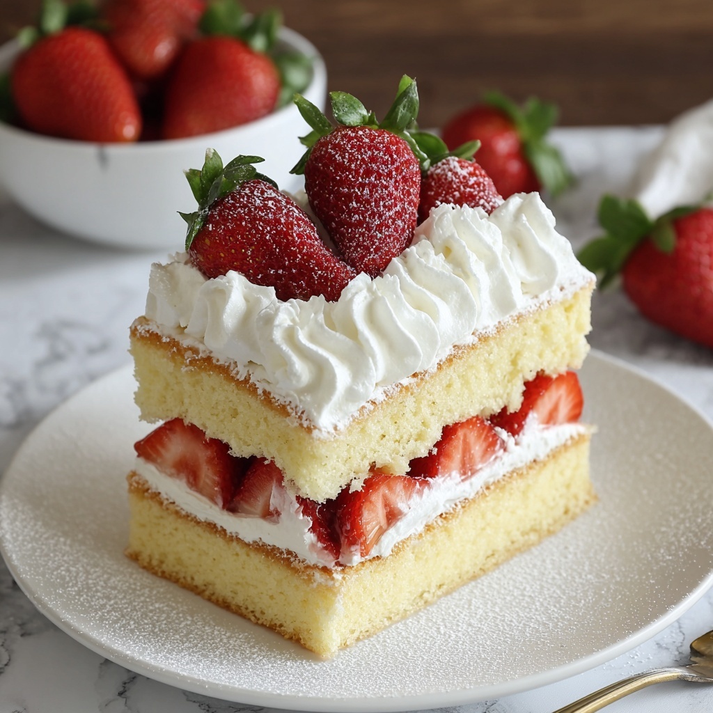Japanese Strawberry Shortcake Recipe - Recipe Image