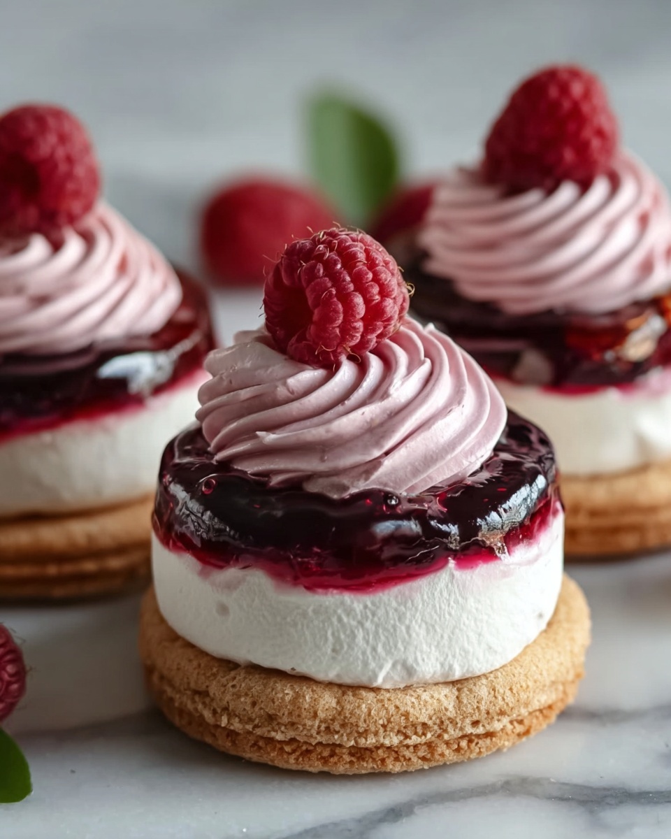 Raspberry Meringue Sandwiches Recipe - Recipe Image