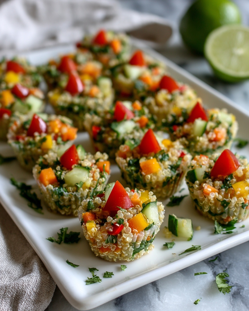 Mini Quinoa and Veggie Cups Recipe - Recipe Image