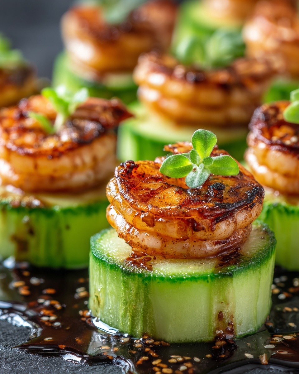 Cucumber Shrimp Bites Recipe - Recipe Image