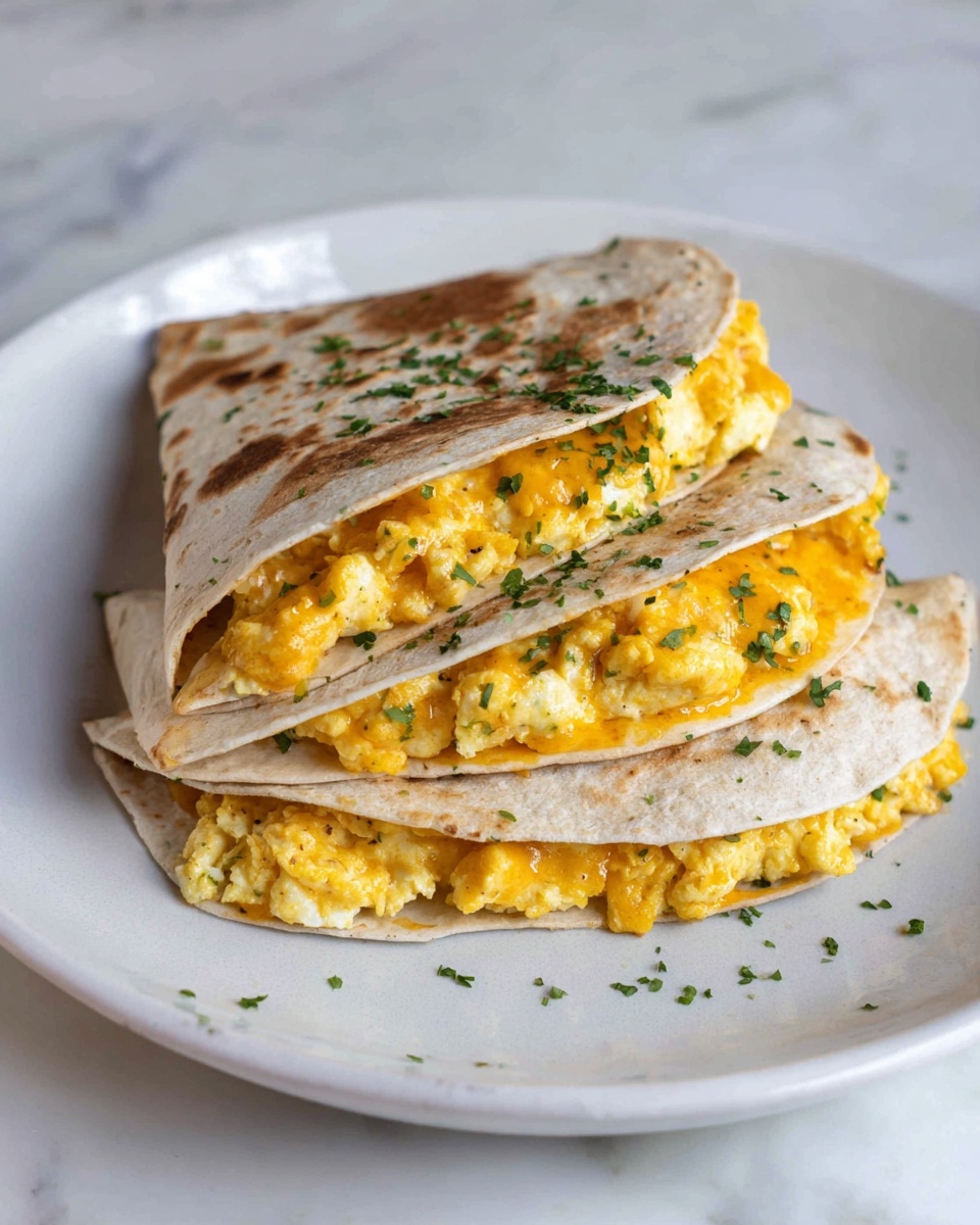 Cheddar Egg Quesadilla Recipe - Recipe Image