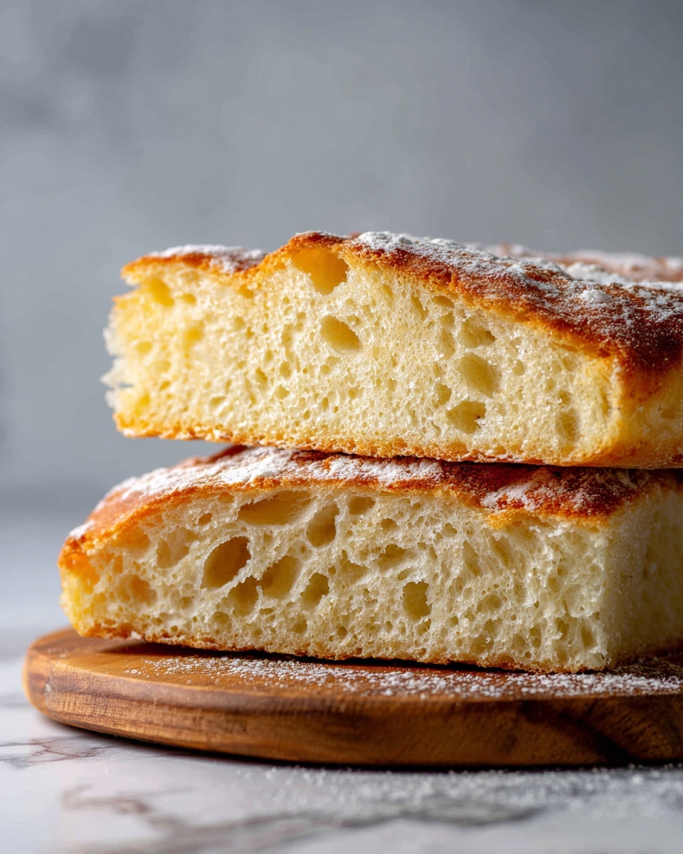 Easy Homemade Ciabatta Bread with Crispy Crust Recipe - Recipe Image