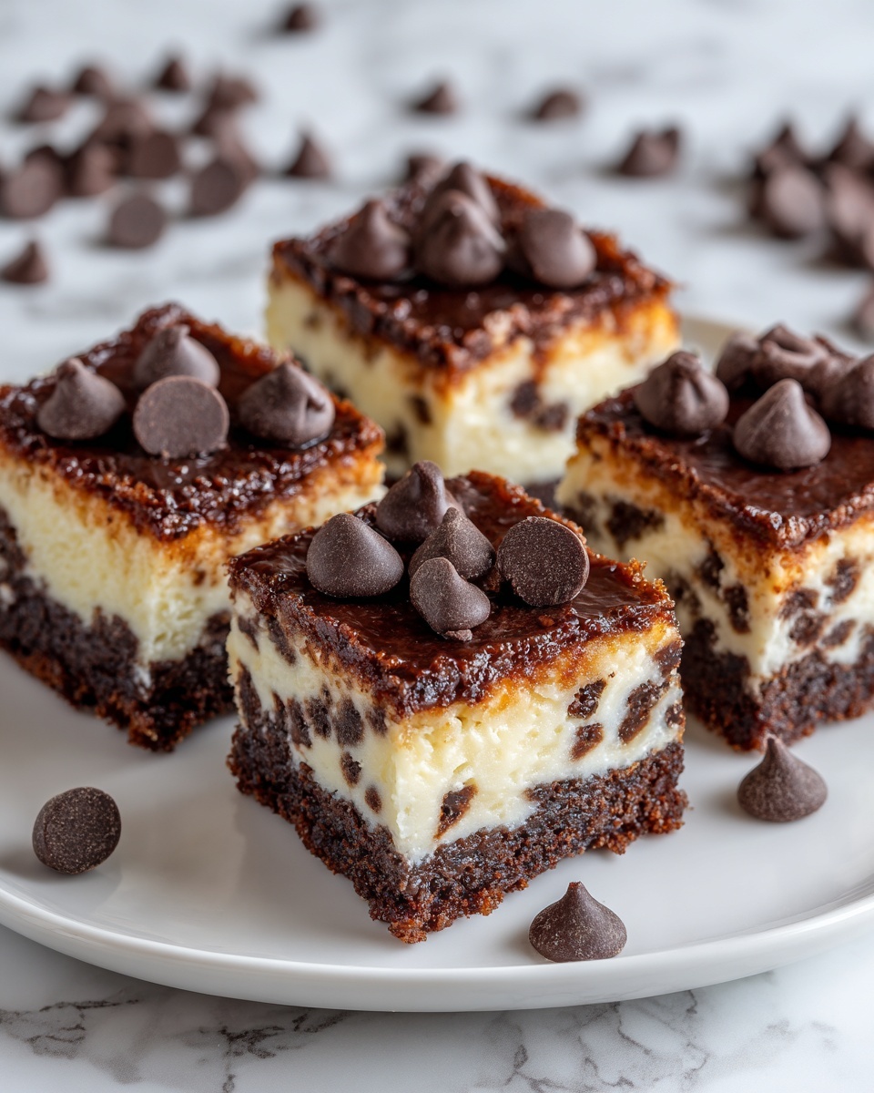 Chocolate Chip Cheesecake Bars Recipe - Recipe Image