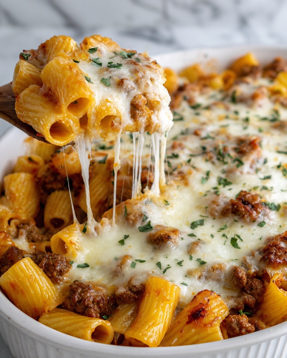 Cheesy Beef Pasta Bake Recipe - Recipe Image