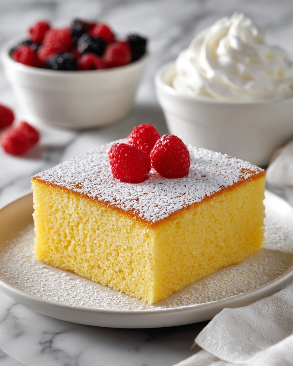 Hot Milk Cake Recipe - Recipe Image