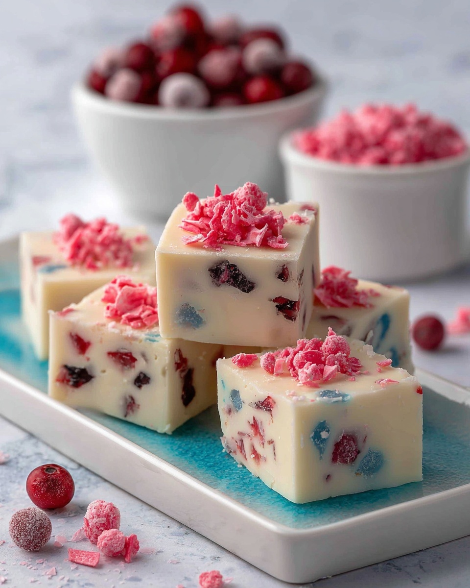 White Chocolate Cherry Fudge Recipe - Recipe Image