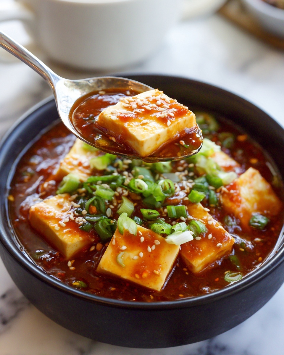 Korean Braised Tofu Recipe - Recipe Image