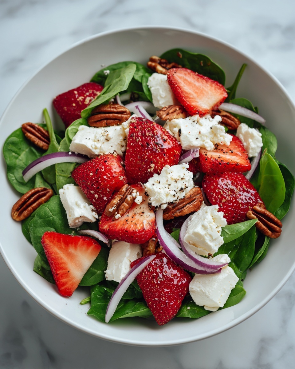 Strawberry Spinach Salad Recipe - Recipe Image