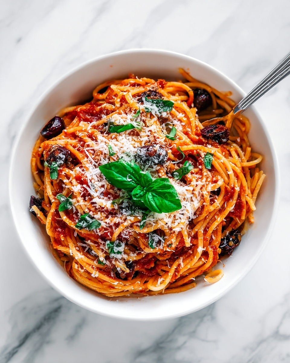Spicy Eggplant Pasta Recipe - Recipe Image