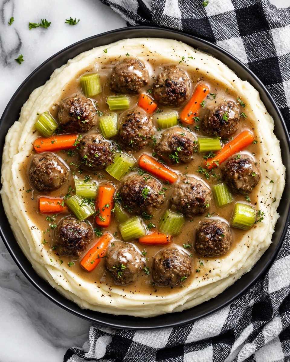 Easy Frozen Meatball Pot Roast Recipe - Recipe Image