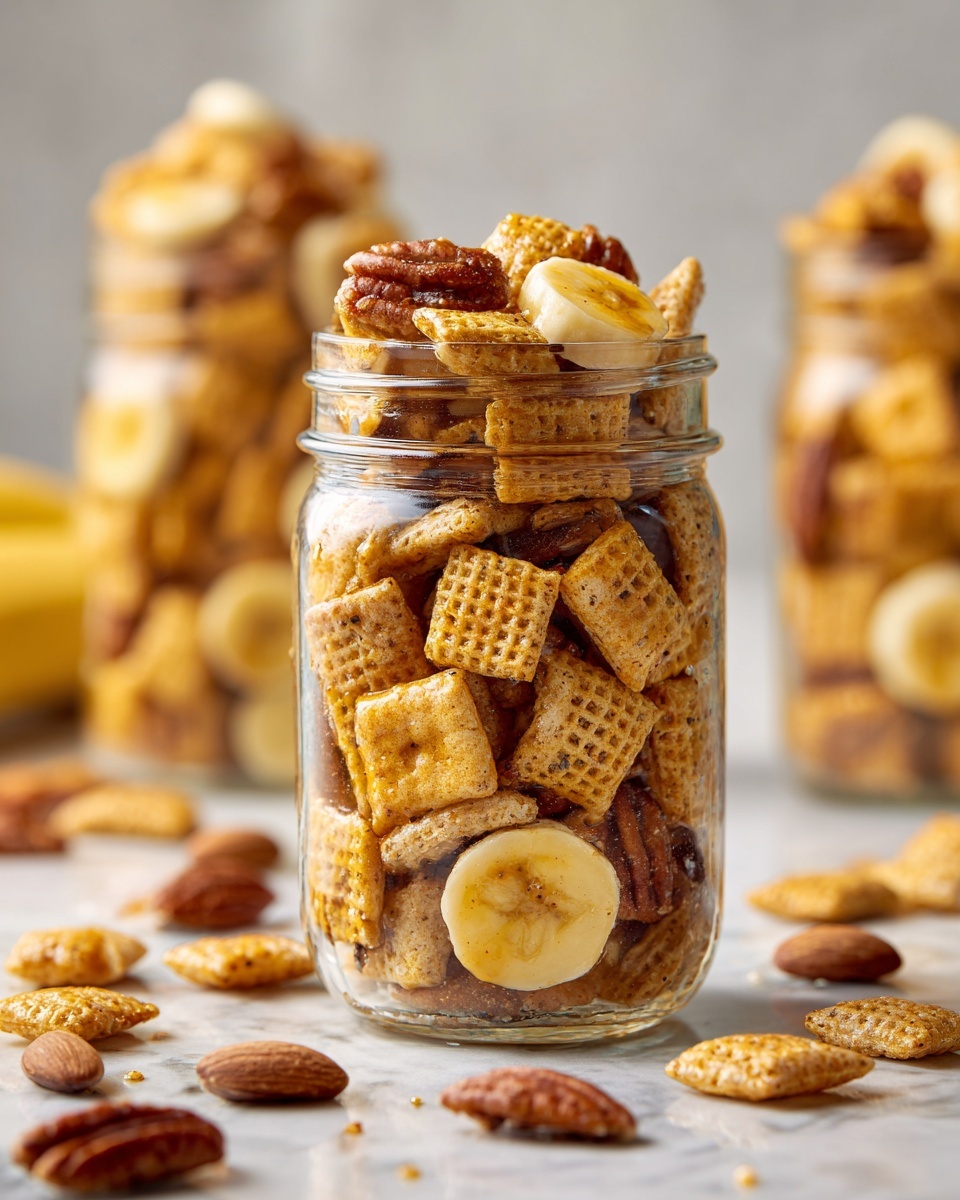 Banana Foster Chex Mix Recipe - Recipe Image