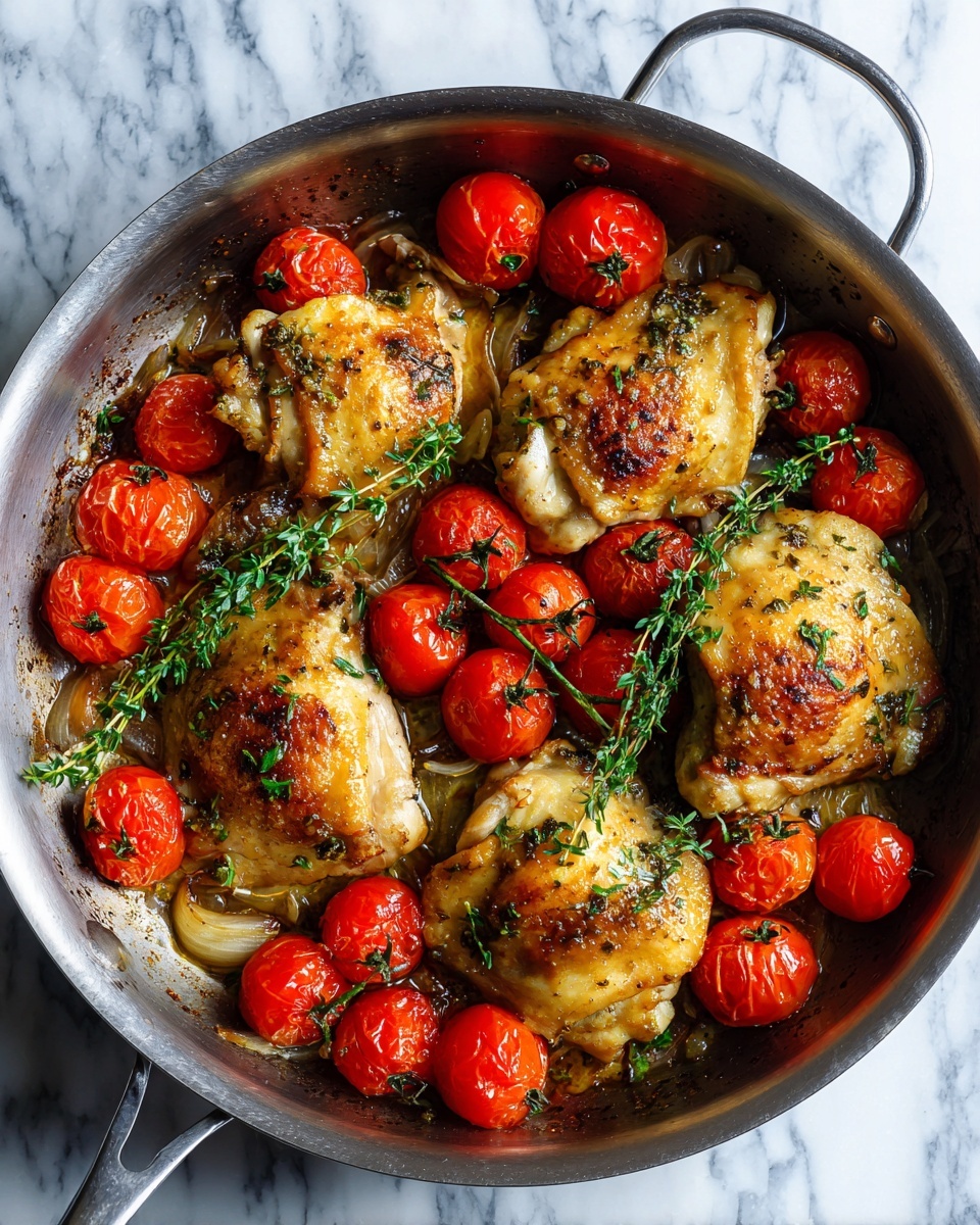 Balsamic Chicken and Tomatoes Recipe - Recipe Image