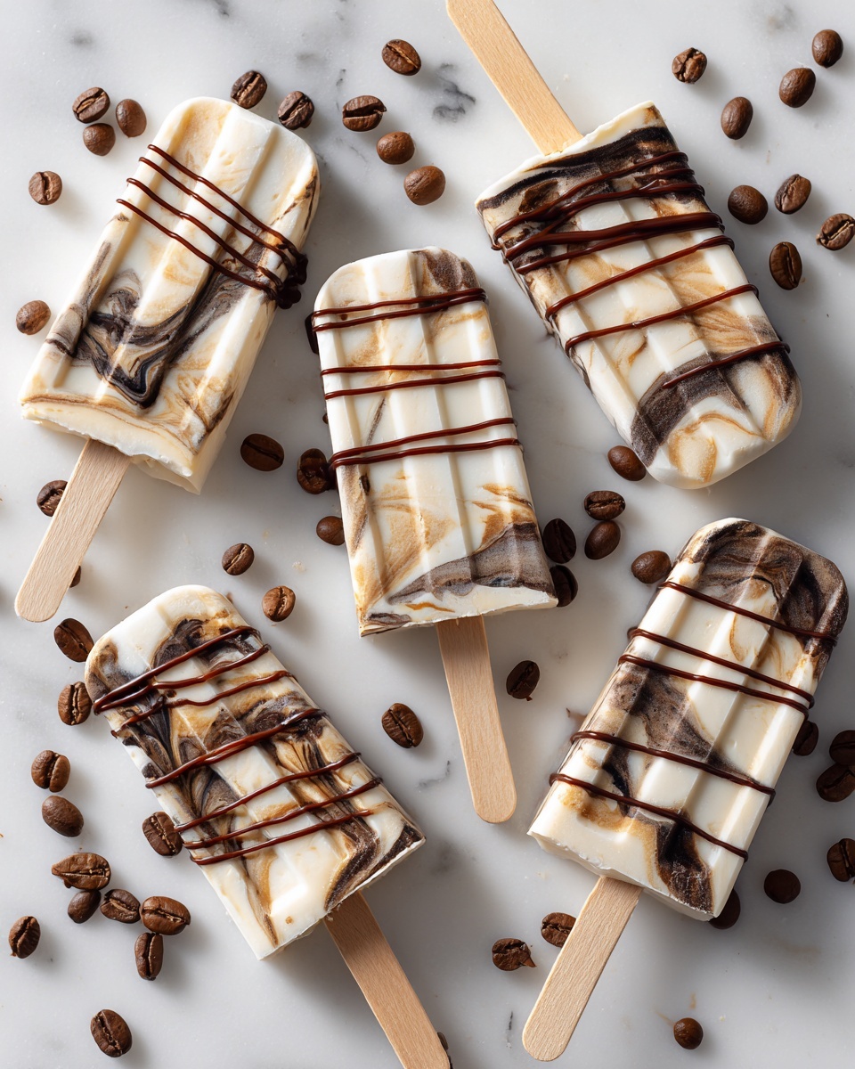 Vanilla Cold Brew Coffee Popsicles Recipe - Recipe Image