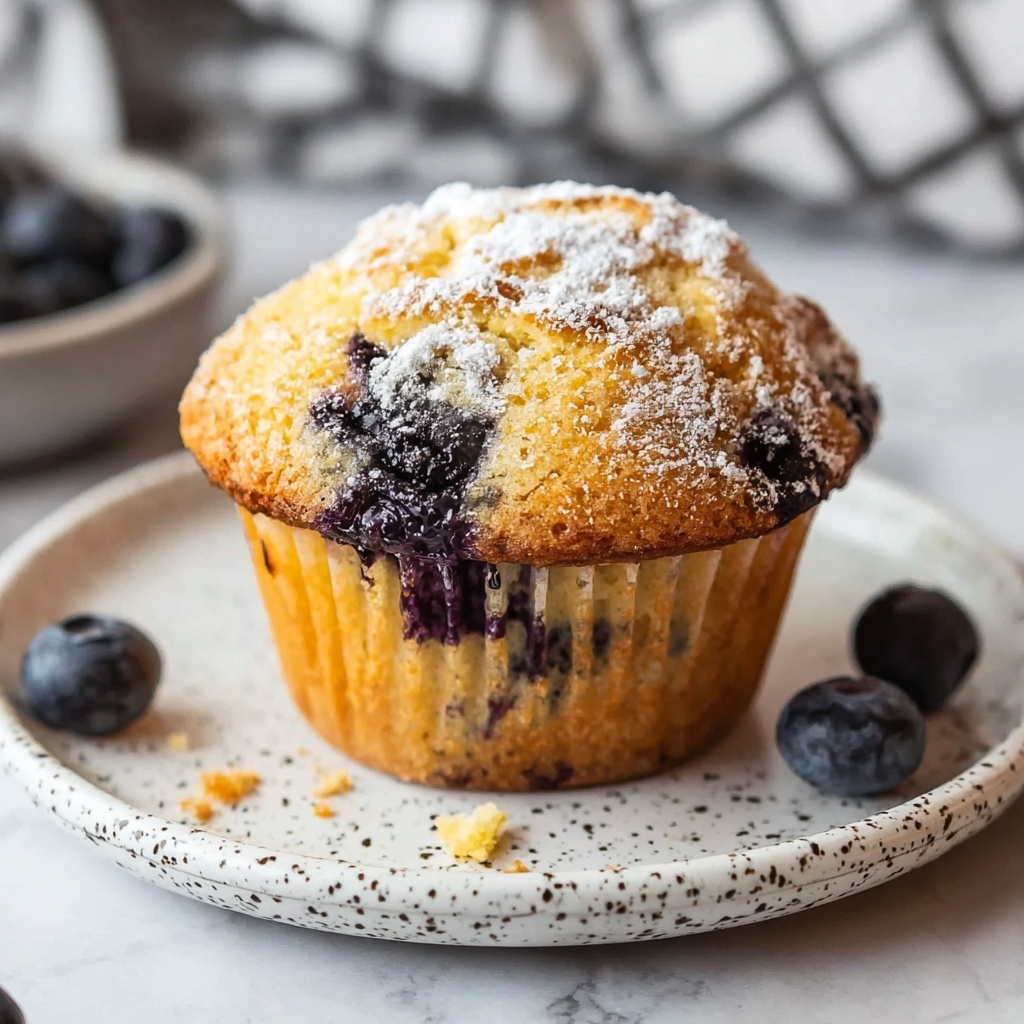 Lemon Blueberry Muffins Recipe - Recipe Image