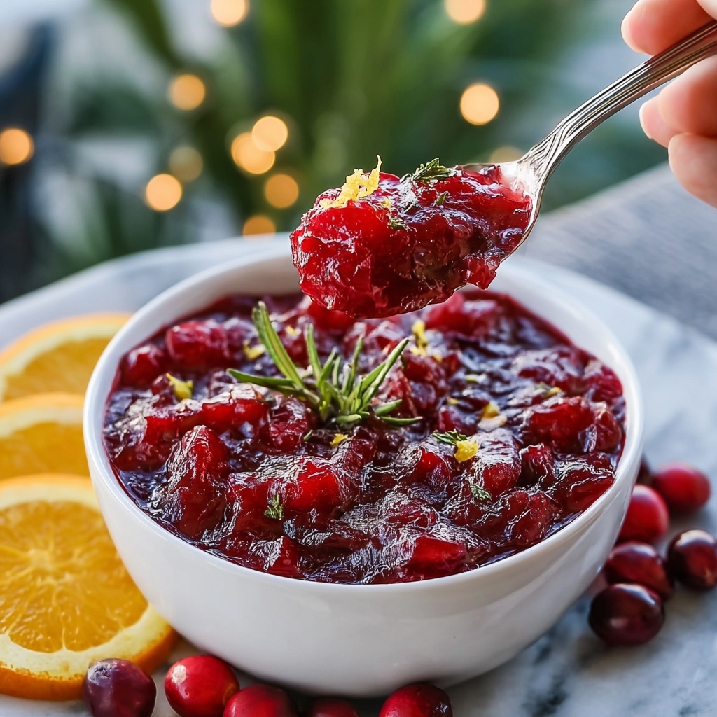 Homemade Cranberry Orange Sauce Recipe - Recipe Image