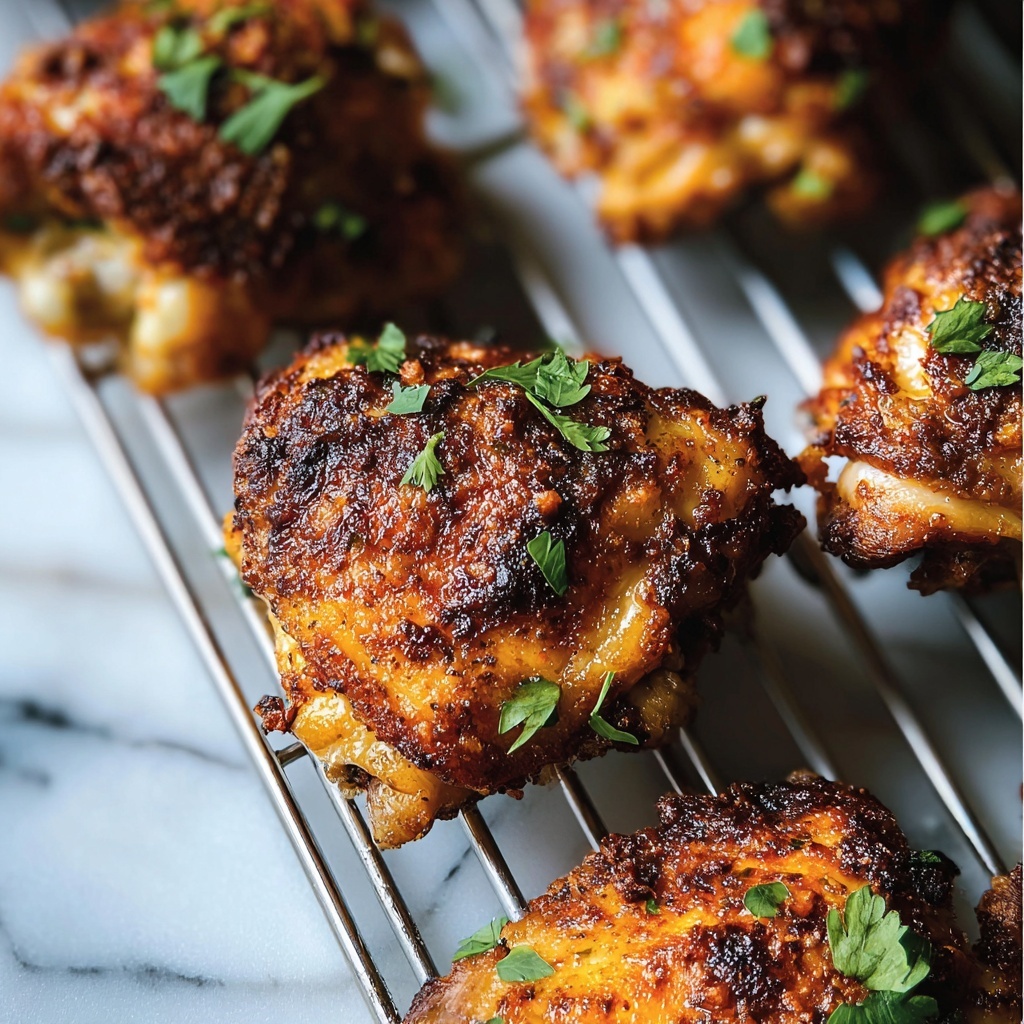 Air Fryer Chicken Thighs Recipe - Recipe Image