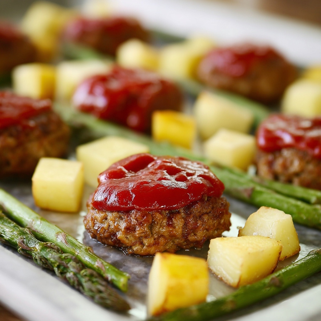 Sheet Pan Meatloaf Dinner Recipe - Recipe Image