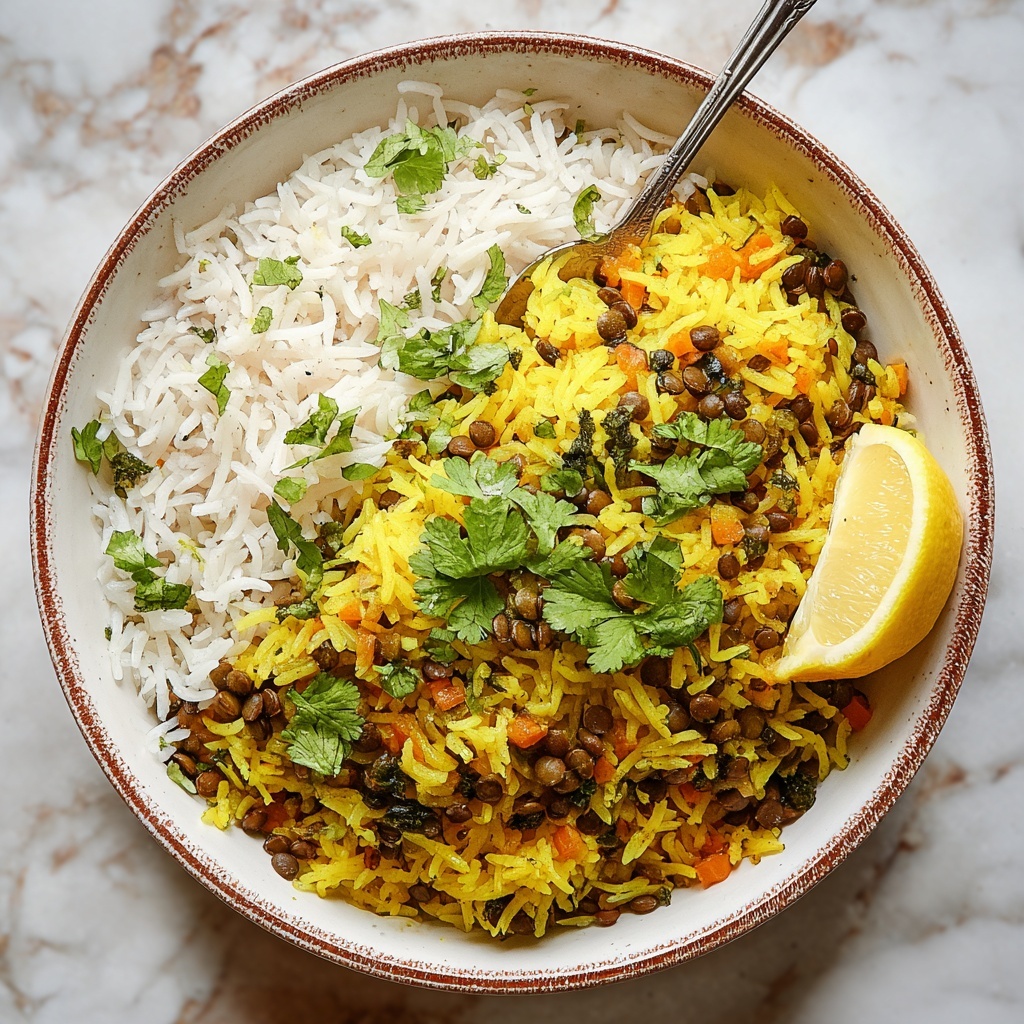 Red Lentil and Basmati Rice Curry Casserole Recipe - Recipe Image