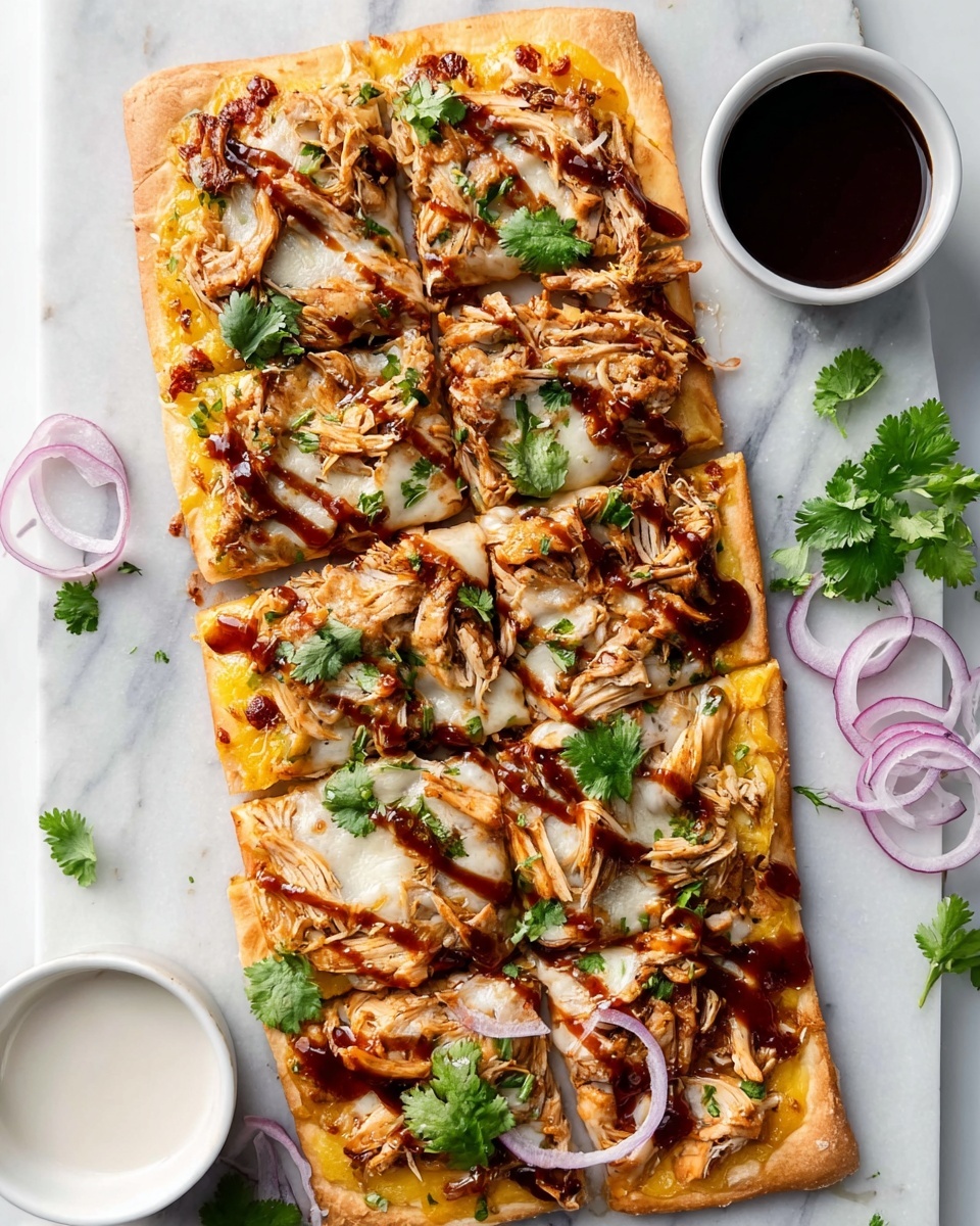 Grilled BBQ Chicken Pizza Recipe - Recipe Image