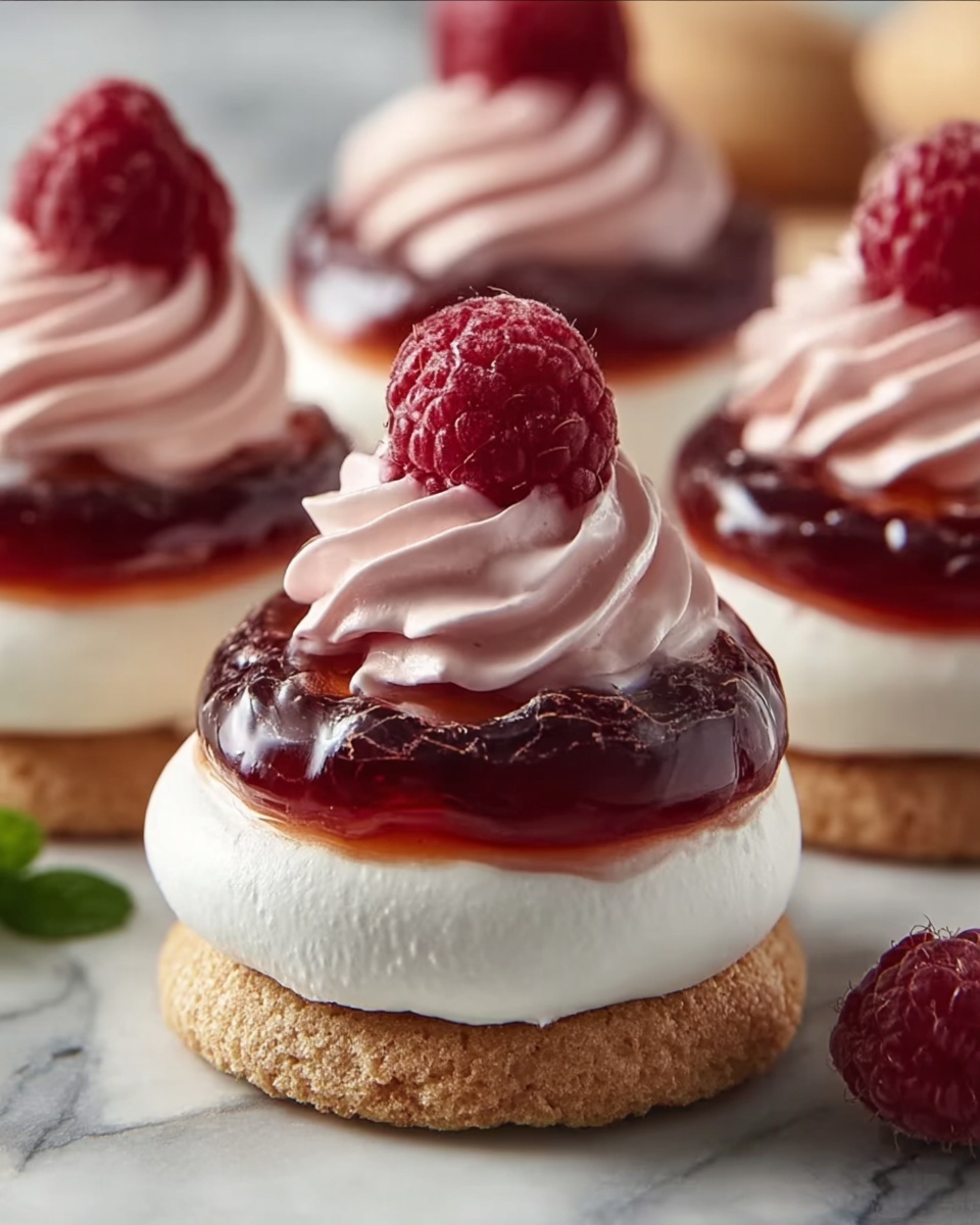 Raspberry Meringue Sandwiches Recipe - Recipe Image