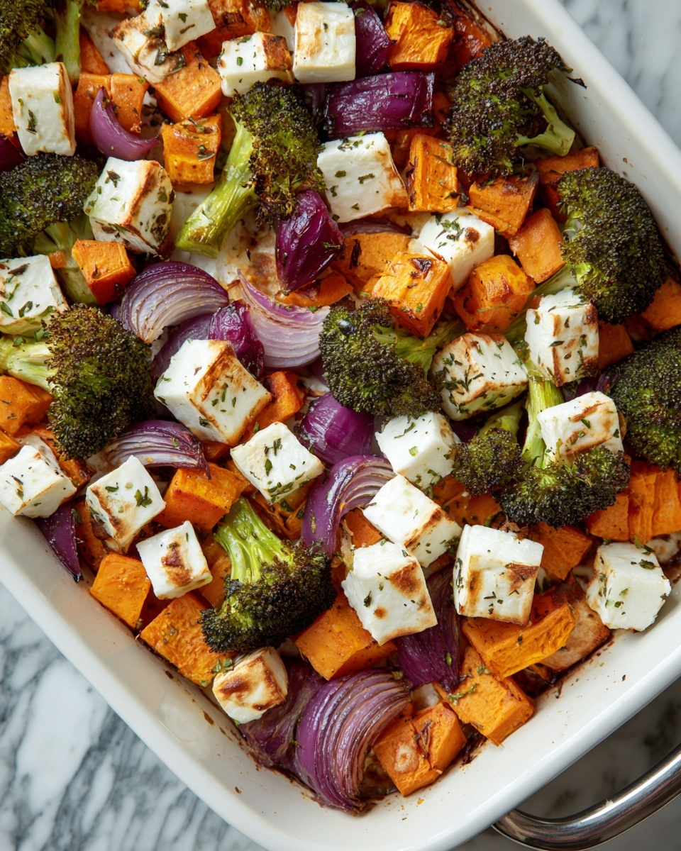 Warm Roasted Veggie Salad with Maple Dijon Vinaigrette Recipe - Recipe Image