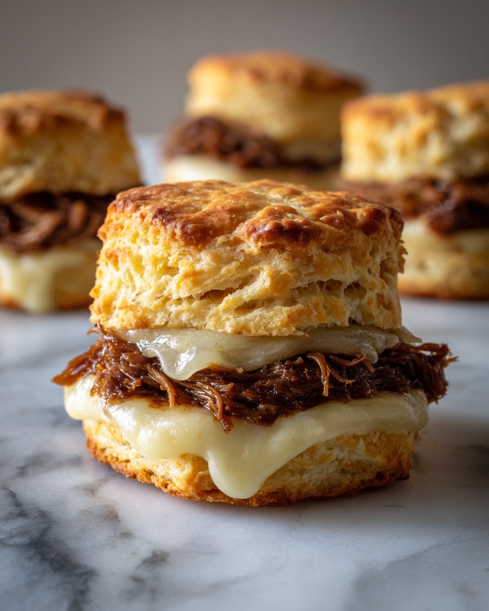 Baked French Dip Biscuits Recipe - Recipe Image