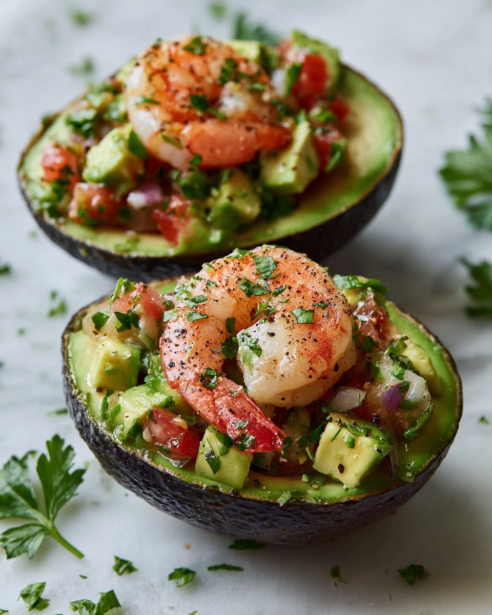 Shrimp Stuffed Avocados Recipe - Recipe Image