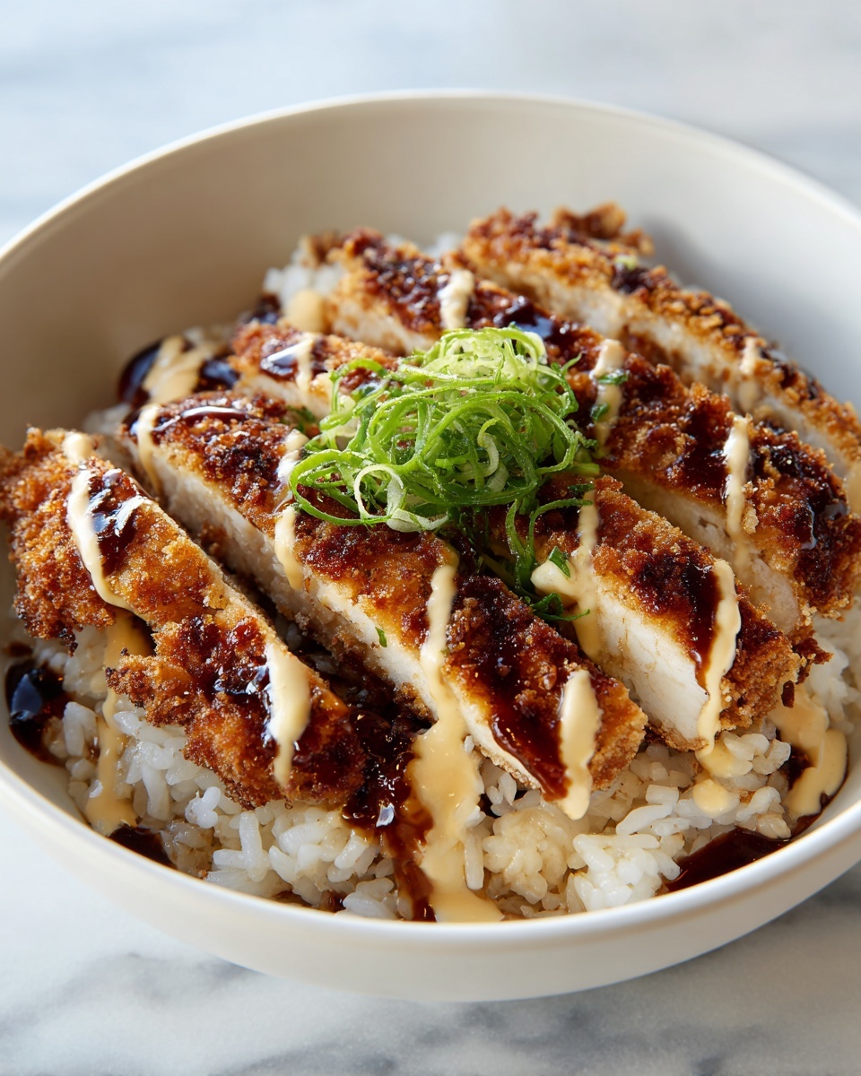 Japanese Katsu Bowls with Tonkatsu Sauce Recipe - Recipe Image