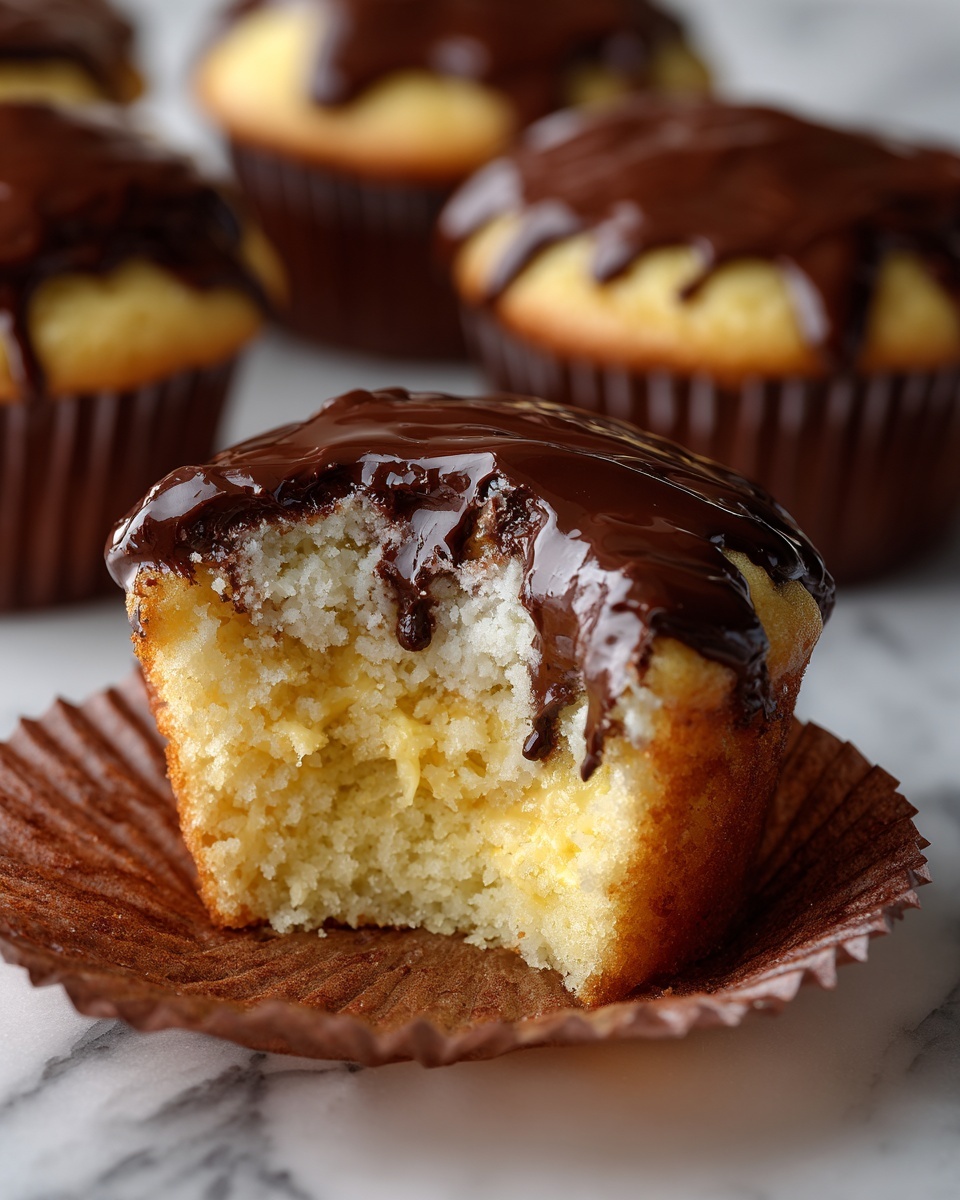 Boston Cream Pie Cupcakes Recipe - Recipe Image
