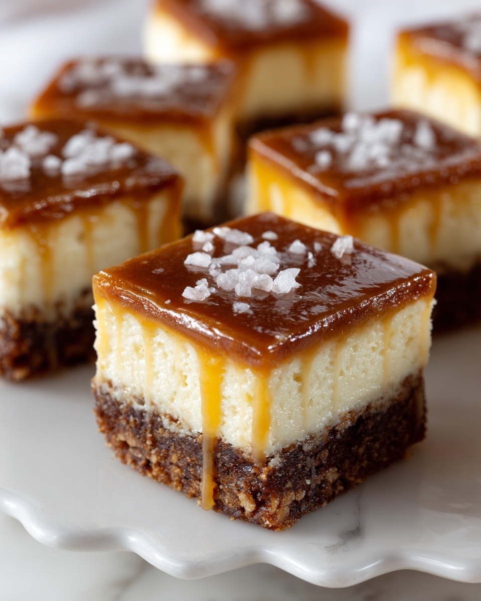 Caramel Cheesecake Bars Recipe - Recipe Image