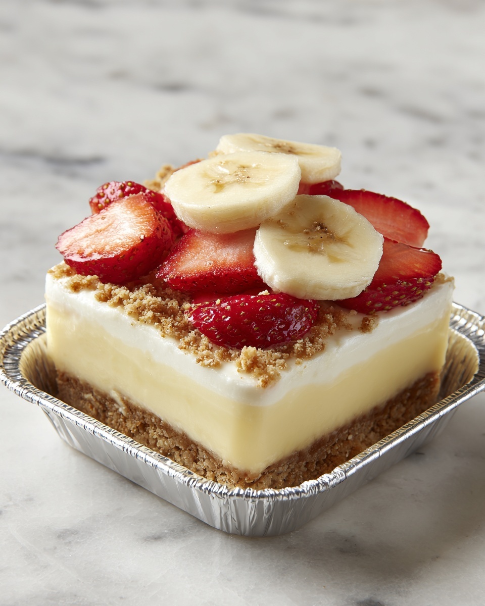 Strawberry Crunch Banana Pudding Recipe - Recipe Image