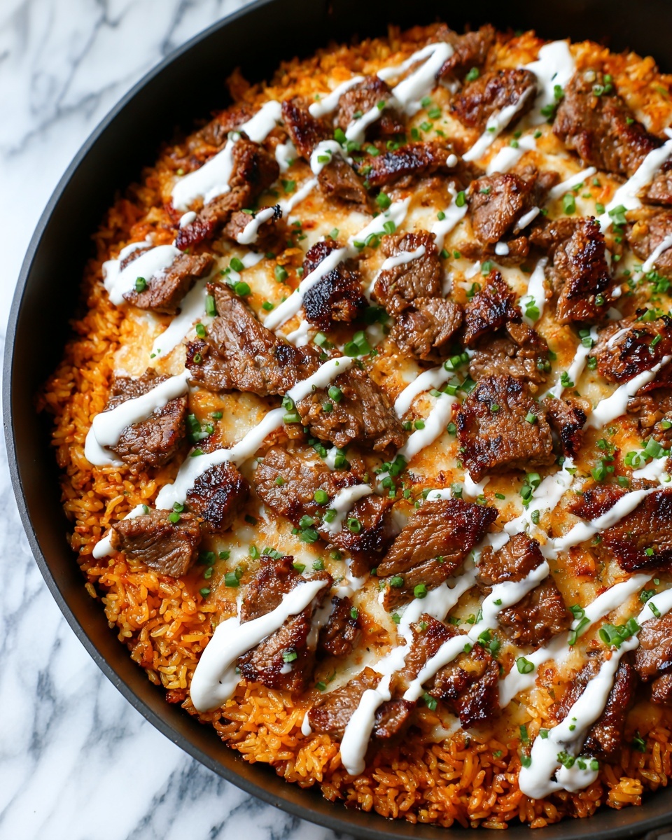 Steak Queso Rice Recipe - Recipe Image