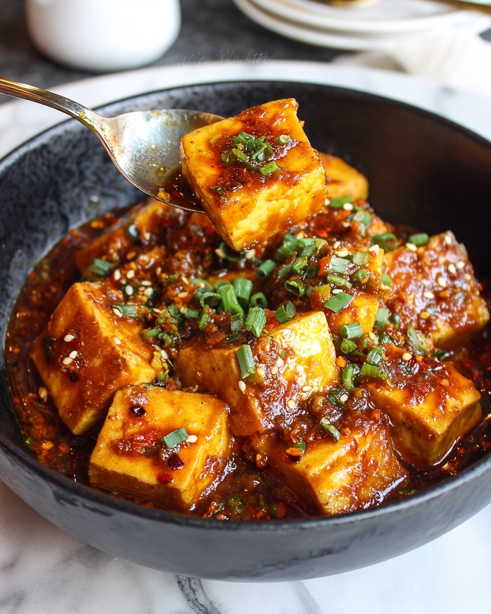 Korean Braised Tofu Recipe - Recipe Image