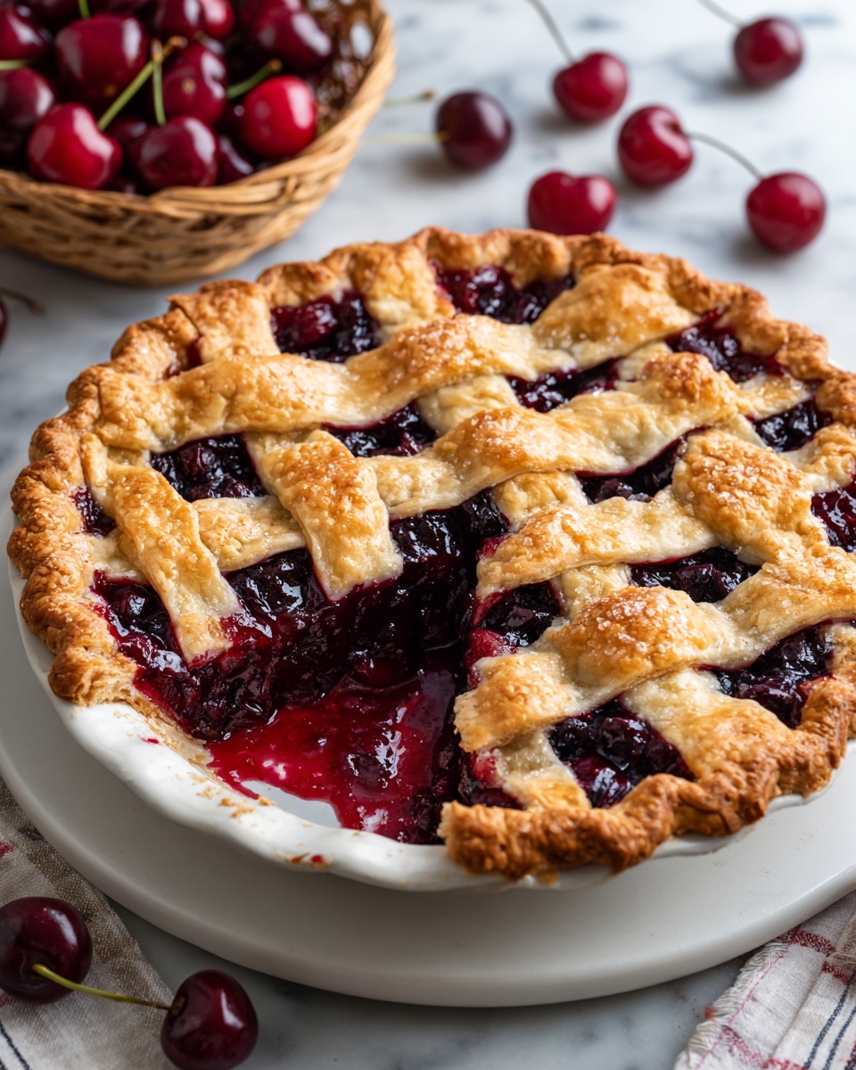 Braided Cranberry Orange Pie Recipe - Recipe Image