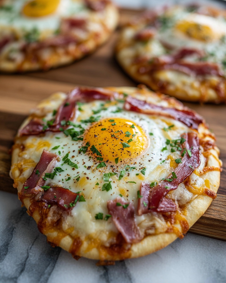 English Muffin Breakfast Pizza Recipe - Recipe Image