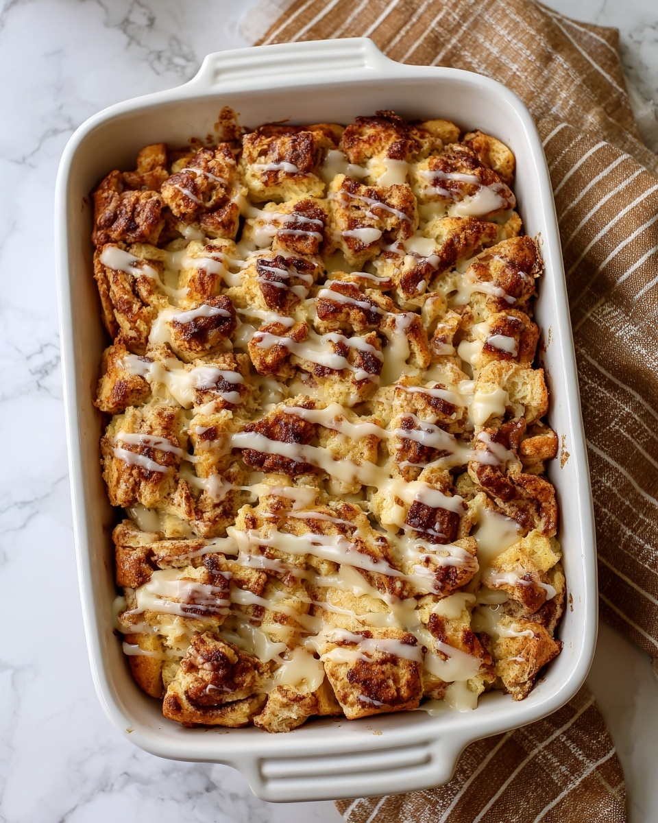 Cinnamon Roll Casserole Recipe - Recipe Image